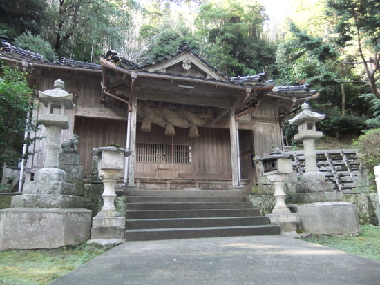 十六島浦　許豆神社