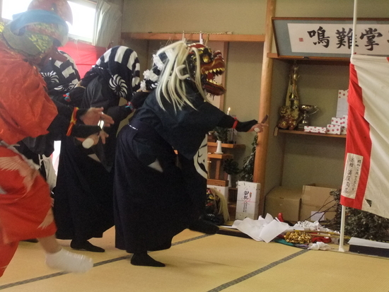 3.6 十六島浦許豆神社 十六島海苔収穫 獅子舞巡幸