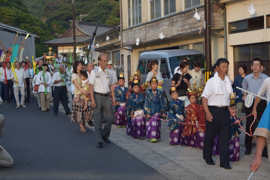 夕陽の祭り御神幸