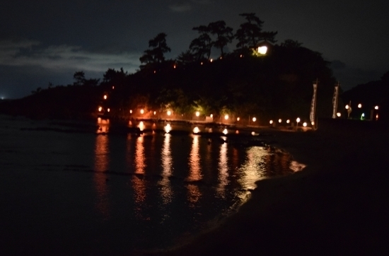 Meijima jinja at night