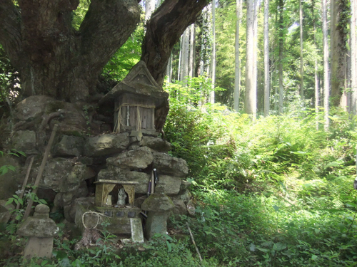 The Benkichi Nyo Reisha (Shrine) within the grounds of Osami Shrine, which enshrines Benkichi, the mother of Benkei.